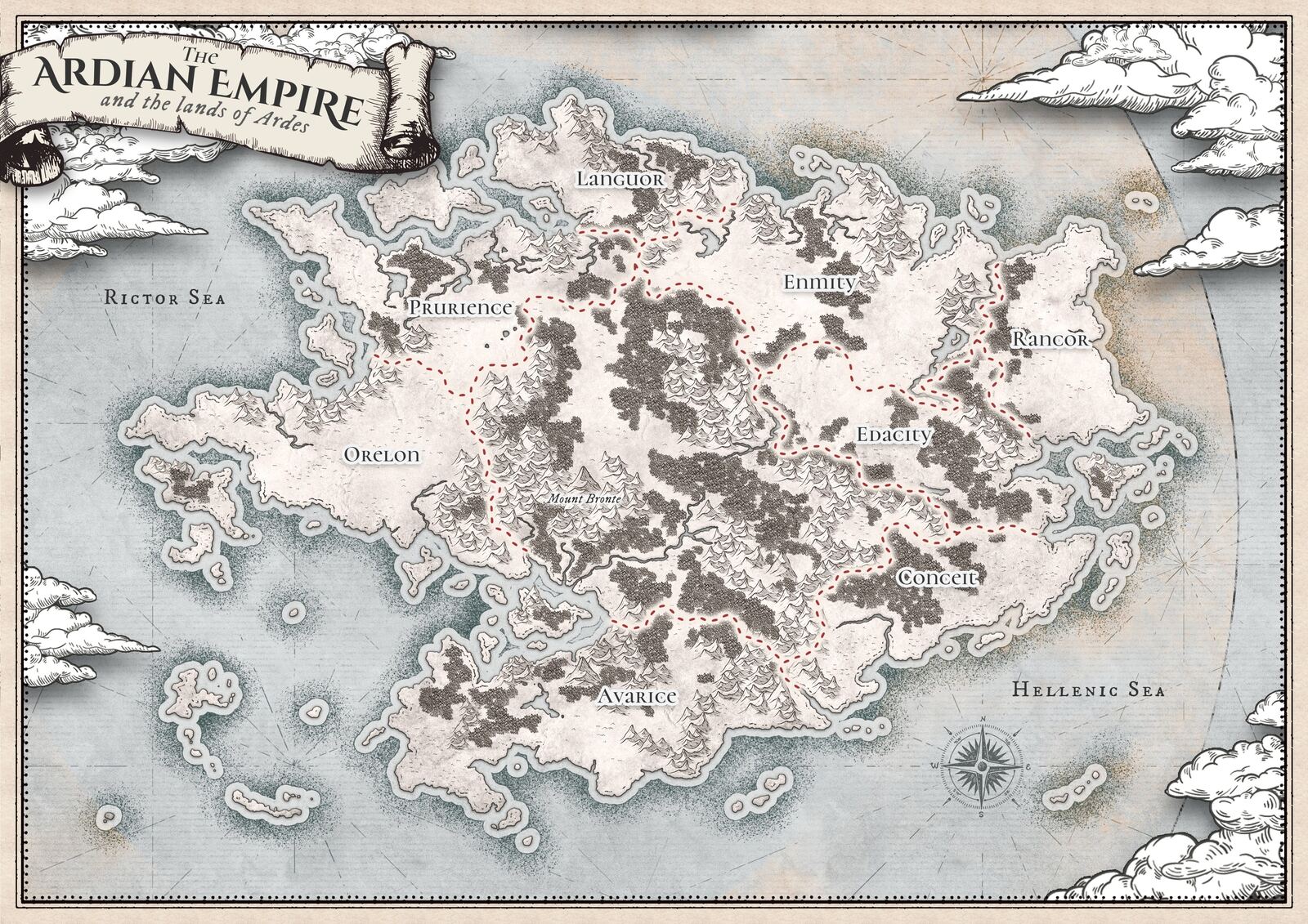 Full map of the Ardian Empire